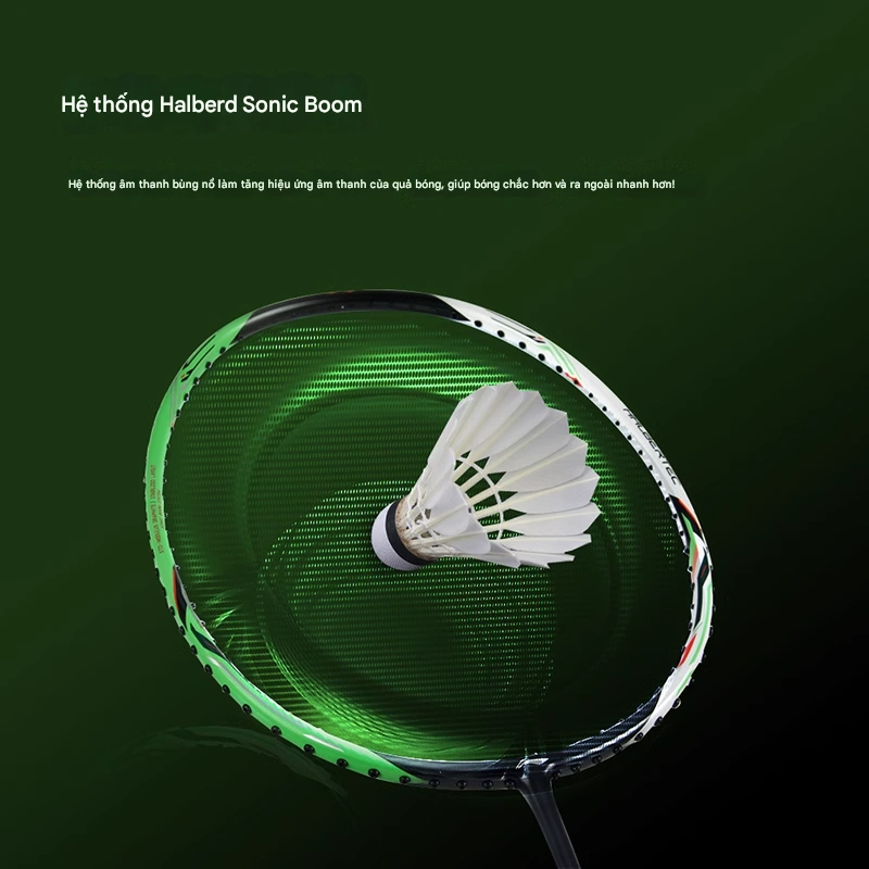 Công nghệ SONIC BOOM SYSTEM trên vợt cầu lông Lining Halbertec 3000